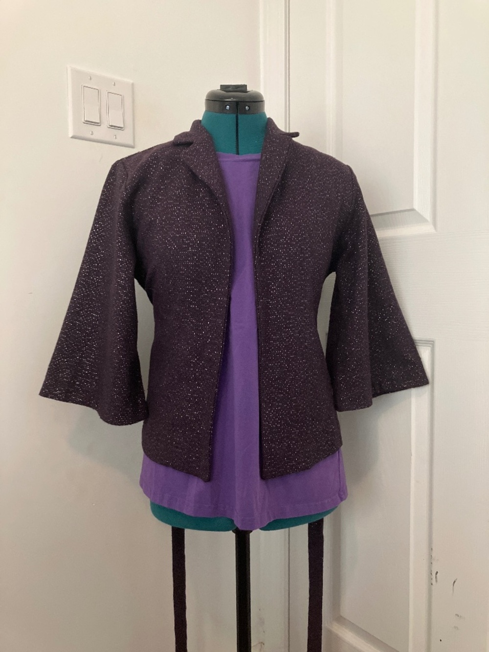 Vintage purple blazer